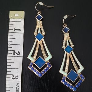 blue & mint earrings
